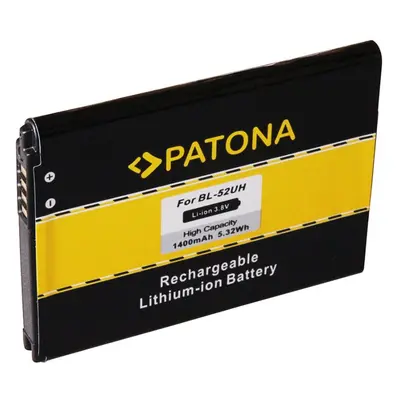 Baterie pro mobilní telefon PATONA pro LG D280 1400mAh 3.8V Li-Ion BL-52UH