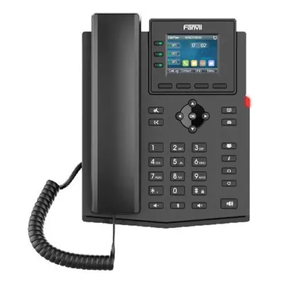 Fanvil X303G SIP telefon, 2,4"bar.disp., 4SIP, dual Gbit, PoE