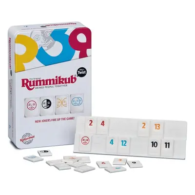 Společenská hra Rummikub TWIST Mini - plechovka