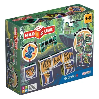 Magnetická stavebnice Magicube Jungle animals