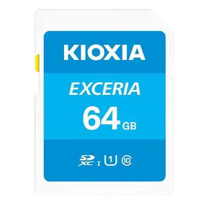 Kioxia Paměťová karta Exceria (N203), 64GB, SDXC, LNEX1L064GG4, UHS-I U1 (Class 10)