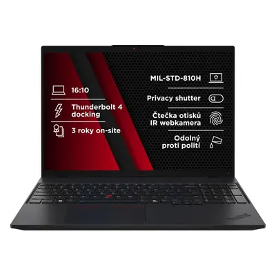 Notebook Lenovo ThinkPad L16 Gen 1 Black