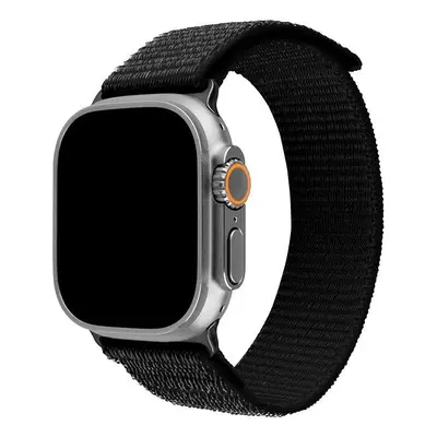 Řemínek FIXED Nylon Sporty Strap pro Apple Watch Ultra 49mm černý