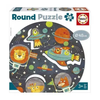 Puzzle Kulaté puzzle Vesmír 28 dílků