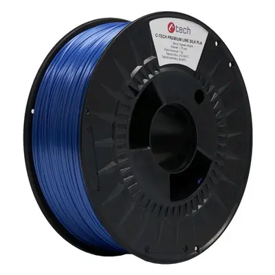 Filament C-TECH filament PREMIUM LINE PLA Silk signální modrá RAL5005