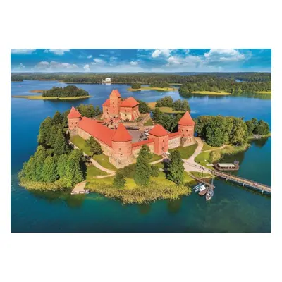 Puzzle Trefl Puzzle Hrad Trakai, Litva 1000 dílků