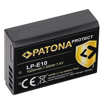 Baterie pro fotoaparát PATONA pro Canon LP-E10 1020mAh Li-Ion Protect