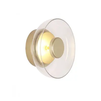 Rabalux 5392 LED nástěnné svítidlo Lorell 1x8W | 640lm | 3000K | IP20 - nepřímé světlo, zlatá