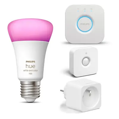 Sada chytrého osvětlení Philips HUE Bridge EU + Philips Hue Motion Sensor EU + Philips Hue 1x Sm