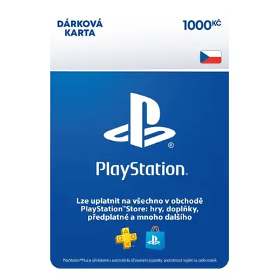 ESD CZ - PlayStation Store el. peněženka - 1000 Kč