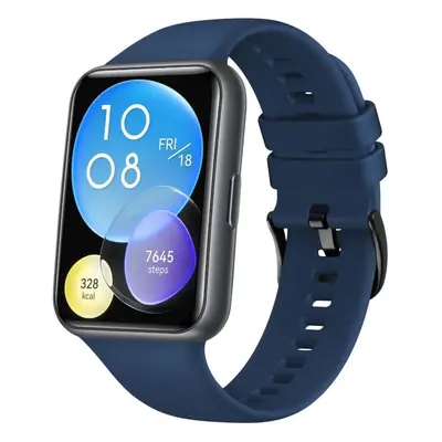 Řemínek FIXED Silicone Strap pro Huawei Watch FIT2/FIT2 Classic modrý