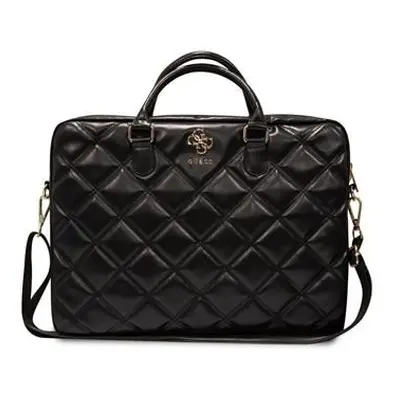 Taška na notebook 15"-16" Guess PU Quilted 4G Metal Logo, Black