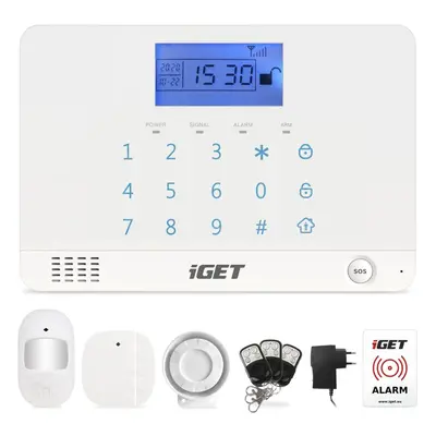 Alarm iGET SECURITY M3B bezdrátový GSM alarm