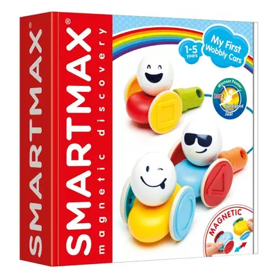 Stavebnice SmartMax - Moje první magnetická autíčka - 7 ks