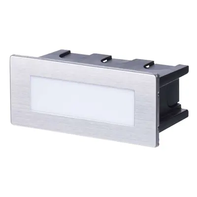 Emos ZC0108 LED venkovní zápustné svítidlo 1x1,5W | 55lm | 3000K | IP65 - teplá bílá, nerez