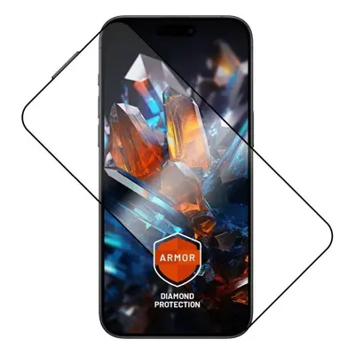 Ochranné sklo FIXED Armor s aplikátorem pro Apple iPhone 15 Pro Max černé