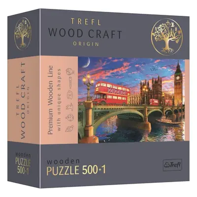 Puzzle Trefl Wood Craft Origin puzzle Westminsterský palác, Big Ben 501 dílků