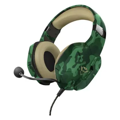 Herní sluchátka Trust GXT 323C CARUS HEADSET JUNGLE CAMO