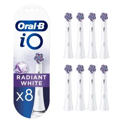 Náhradní hlavice k zubnímu kartáčku Oral-B iO Radiant White Kartáčkové Hlavy, 8ks