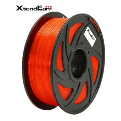 XtendLAN PETG filament 1,75mm průhledný oranžový 1kg