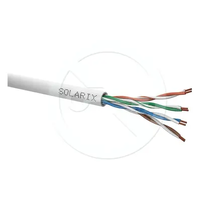 Instalační kabel licna Solarix CAT5E UTP PVC šedý 305m/box SXKL-5E-UTP-PVC-GY