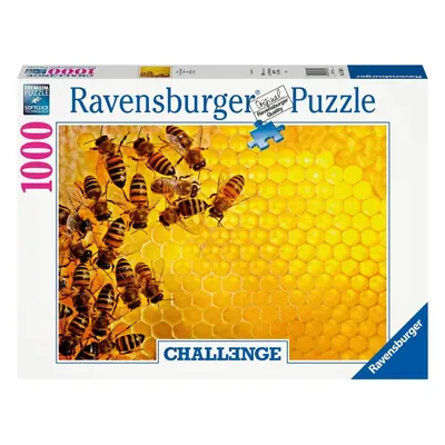 Puzzle Ravensburger Puzzle 173624 Challenge Puzzle: Včely Na Medové Plástvi 1000 Dílků