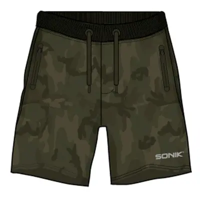 Sonik Kraťasy Camo Fleece Shorts M