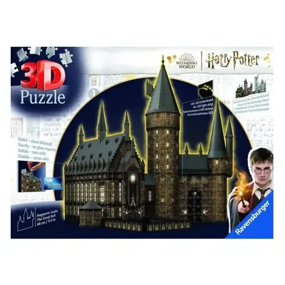 3D puzzle Harry Potter: Bradavický hrad - Velká síň (Noční edice) 540 dílků