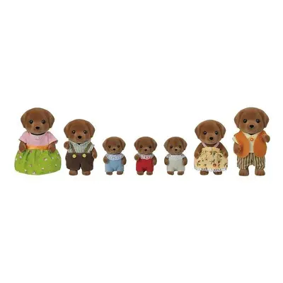 Figurky Sylvanian Families Velká rodina Chocolate labradorů