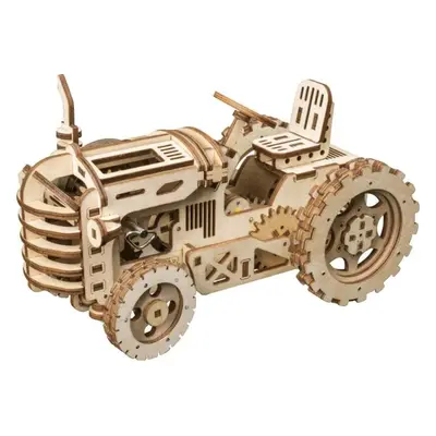 3D puzzle Robotime Rokr 3D dřevěné puzzle Traktor 135 dílků