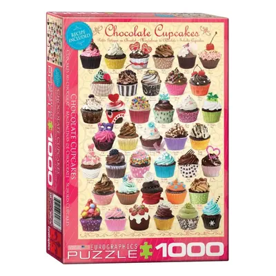 Puzzle Eurographics Puzzle Čokoládové dortíky (Cupcakes) 1000 dílků