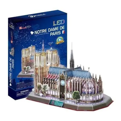 3D puzzle Cubicfun Svítící 3D puzzle Notre Dame 149 dílků