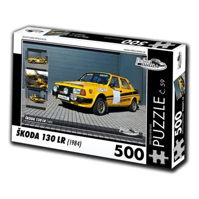 Puzzle Retro-auta Puzzle č. 59 Škoda 130 LR (1984) 500 dílků