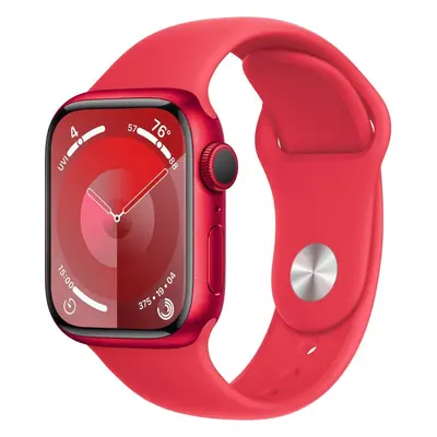 Chytré hodinky Apple Watch Series 9 41mm PRODUCT(RED) Červený hliník s PRODUCT(RED) sportovním ř