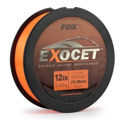 FOX Vlasec Exocet Fluoro Orange Mono 1000m 0,26mm 10lb 4,9kg