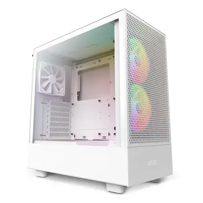 Počítačová skříň NZXT H5 Flow RGB White