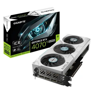 Grafická karta GIGABYTE GeForce RTX 4070 Ti SUPER EAGLE OC ICE 16G