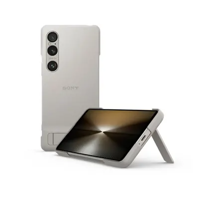 Kryt na mobil Sony kryt se stojánkem pro Xperia 1 VI šedý