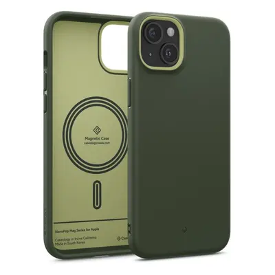 Kryt na mobil Spigen Caseology Nano Pop MagSafe Avo Green iPhone 15