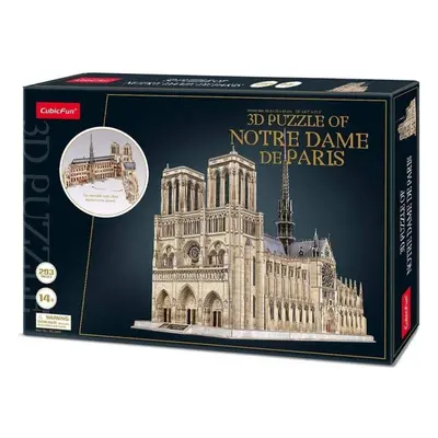 3D puzzle Cubicfun 3D puzzle Katedrála Notre-Dame 293 dílků