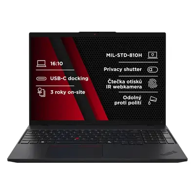 Notebook Lenovo ThinkPad L16 Gen 1 Eclipse Black