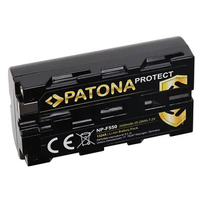 Baterie pro fotoaparát PATONA pro Sony NP-F550 3500mAh Li-Ion 7,2V Protect