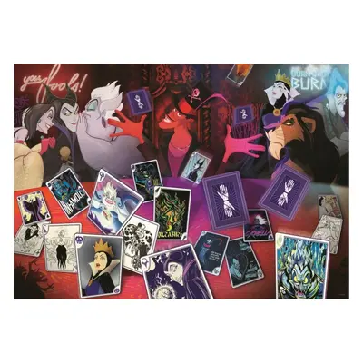 Puzzle Trefl Puzzle Disney padouchové: Jen dobré karty 1000 dílků