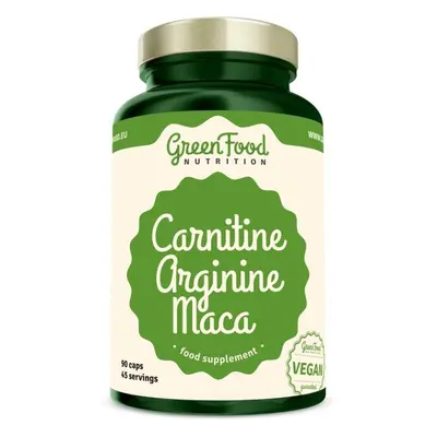 Spalovač tuků GreenFood Nutrition Carnitin Arginin Maca 90 kapslí