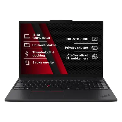 Notebook Lenovo ThinkPad T16 Gen 3 Black