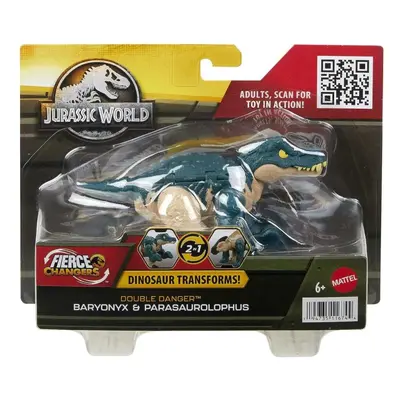 Mattel Jurský svět Dinosaurus s transformací BARYONYX a PARASAUROLOPHUS, HLP09