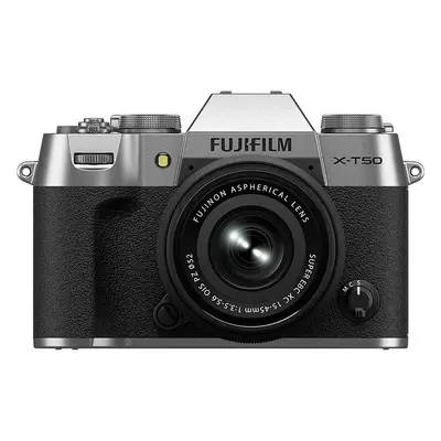 Digitální fotoaparát Fujifilm X-T50 stříbrný + XC 15-45mm f/3,5-5,6 OIS PZ