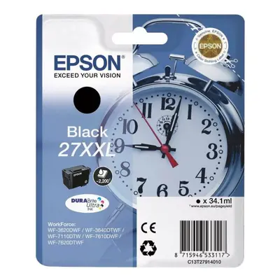 Cartridge Epson T2791 27XXL černá