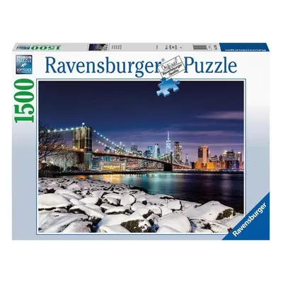 Puzzle Ravensburger 171088 Zima v New Yorku 1500 dílků