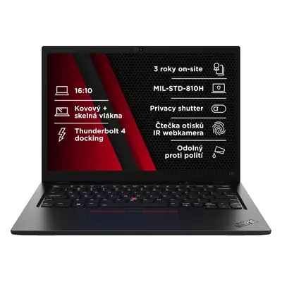 Notebook Lenovo ThinkPad L13 Gen 4 Thunder Black